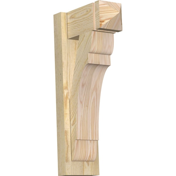 Ekena Millwork Olympic Arts & Crafts Rough Sawn Outlooker, Douglas Fir, 6"W x 12"D x 24"H OUT06X12X24OLY03RDF - main